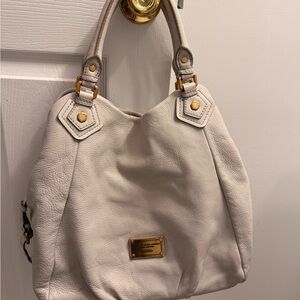 Michael Kors Cream Leather Handbag